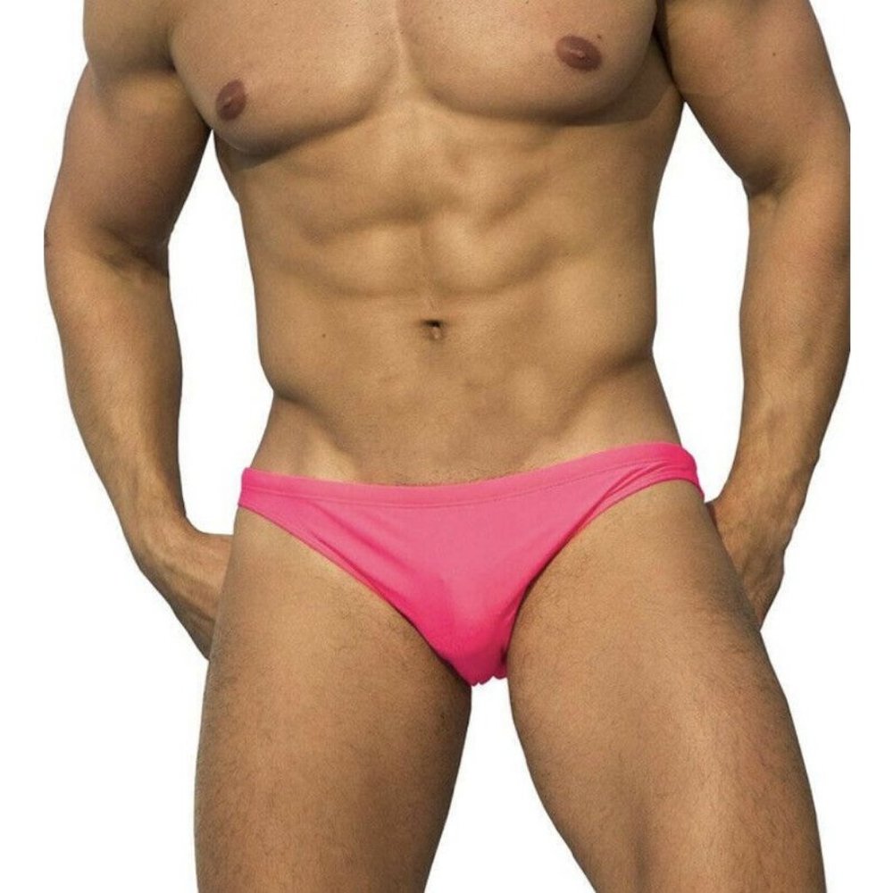 Easejuicy Men's Swimwear Sexy Bikini Solid Swimming Briefs Size Large